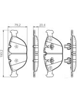 BOSCH 0 986 494 217 Колодки дисковые