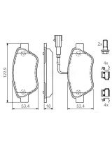 BOSCH 0 986 494 113 Колодки дисковые