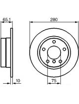BOSCH 0 986 479 217 Тормозной диск