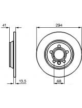 BOSCH 0 986 478 569 Тормозной диск