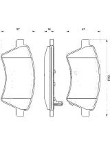 BOSCH 0 986 494 129 Колодки дисковые