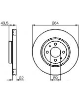 BOSCH 0 986 478 810 Тормозной диск