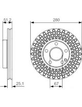 BOSCH 0 986 479 A00 Тормозной диск