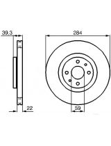 BOSCH 0 986 478 786 Тормозной диск