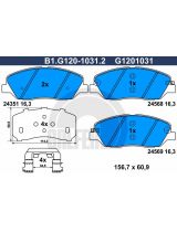 GALFER B1-G120-1031-2 Колодки дисковые 4 шт