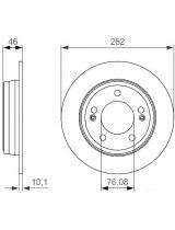 BOSCH 0 986 479 052 Тормозной диск