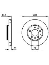 BOSCH 0 986 479 132 Тормозной диск