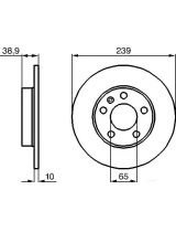 BOSCH 0 986 478 894 Тормозной диск