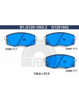 GALFER B1-G120-1002-2 Колодки дисковые 4 шт