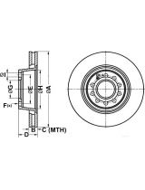 ATE 24.0122-0220.1 Тормозной диск
