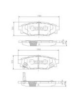 NIPPARTS N3617004 Колодки дисковые 4 шт