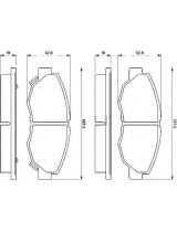 BOSCH 0 986 461 124 Колодки дисковые