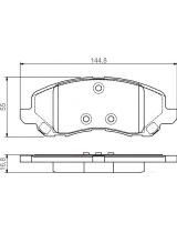 BOSCH 0 986 495 170 Колодки дисковые