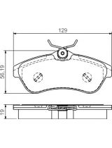 BOSCH 0 986 495 064 Колодки дисковые