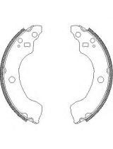 REMSA 4189.00 Колодки барабанные 4 шт