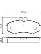 BOSCH 0 986 494 451 Колодки дисковые