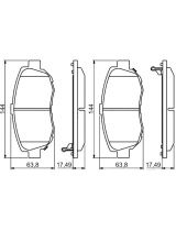 BOSCH 0 986 494 211 Колодки дисковые