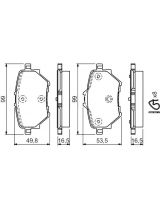 BOSCH 0 986 494 716 Колодки дисковые