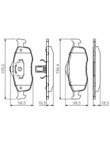 BOSCH 0 986 495 026 Колодки дисковые