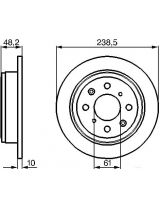 BOSCH 0 986 478 350 Колодки дисковые
