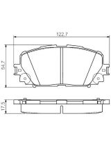 BOSCH 0 986 495 109 Колодки дисковые