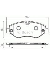 BOSCH 0 986 495 113 Колодки дисковые