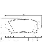 BOSCH 0 986 495 108 Колодки дисковые