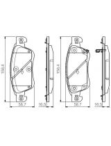 BOSCH 0 986 495 134 Колодки дисковые