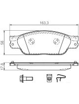 BOSCH 0 986 494 141 Колодки дисковые