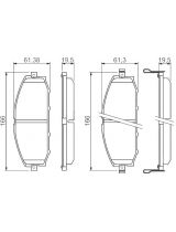 BOSCH 0 986 494 150 Колодки дисковые