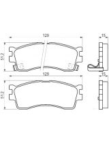 BOSCH 0 986 494 144 Колодки дисковые