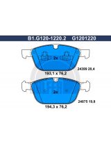 GALFER B1-G120-1220-2 Колодки дисковые 4 шт