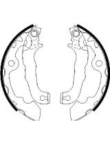 BOSCH 0 986 487 633 Колодки дисковые