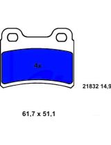 ATE 13.0460-4058.2 Колодки дисковые