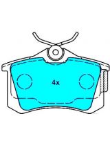 ATE 13.0460-2819.2 Колодки дисковые