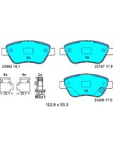 ATE 13.0460-3839.2 Колодки дисковые
