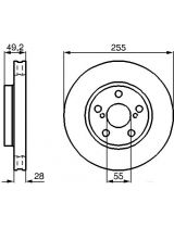BOSCH 0 986 478 858 Тормозной диск передний
