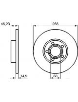 BOSCH 0 986 478 545 Тормозной диск