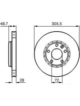 BOSCH 0 986 479 078 Тормозной диск