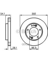 BOSCH 0 986 479 230 Тормозной диск передний