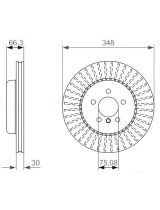 BOSCH 0 986 479 772 Тормозной диск