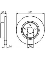 BOSCH 0 986 478 293 Тормозной диск