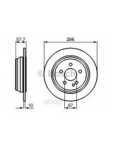 BOSCH 0 986 479 138 Тормозной диск