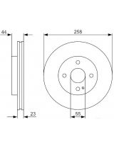 BOSCH 0 986 479 541 Тормозной диск