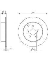 BOSCH 0 986 479 574 Тормозной диск