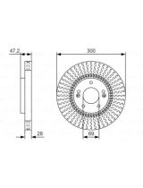 BOSCH 0 986 479 U43 Тормозной диск