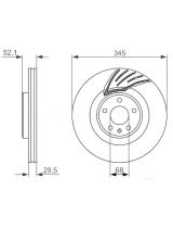 BOSCH 0 986 479 590 Тормозной диск