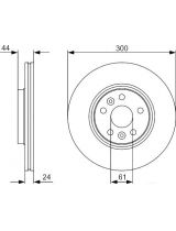 BOSCH 0 986 479 554 Тормозной диск
