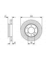 BOSCH 0 986 479 V32 Тормозной диск