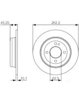 BOSCH 0 986 479 A44 Тормозной диск